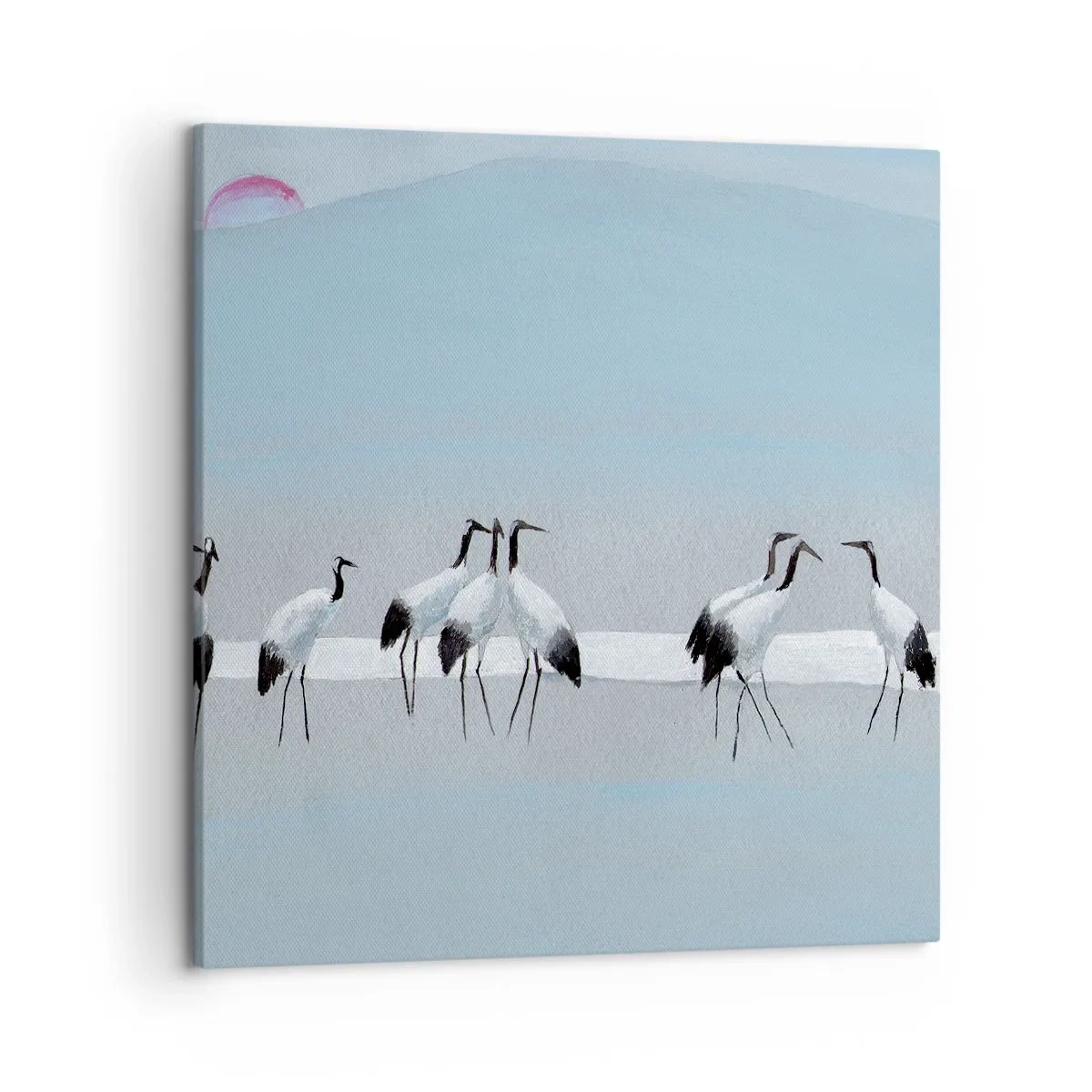 Canvastavla - Bild på duk - Efter en het dag - 50x50 cm