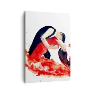 Canvastavla - Bild på duk - Tango - den sensuella vågen - 50x70 cm