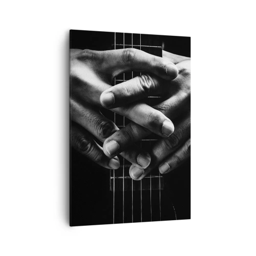 Canvastavla - Bild på duk - Artistens bön - 70x100 cm