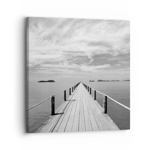 Canvastavla - Bild på duk - Kanske en resa... - 30x30 cm