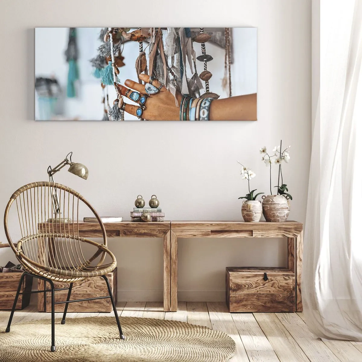 Canvastavla - Bild på duk - Lokala skatter - 120x50 cm