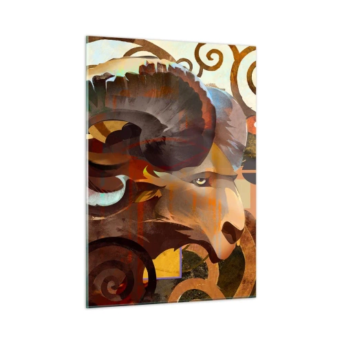 Glastavla - Bild på glas - Magi - religion - ritualer - 50x70 cm