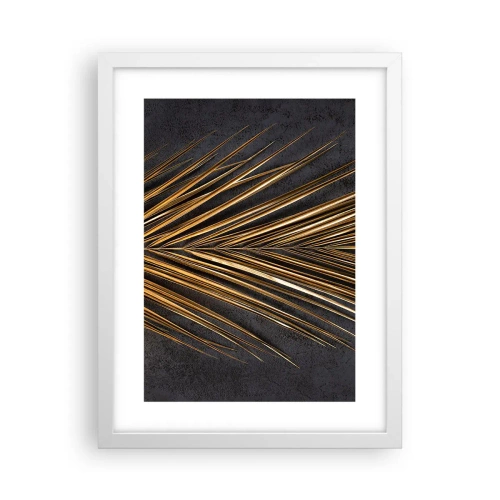 Affisch i vit ram - Tropikens guld - 30x40 cm