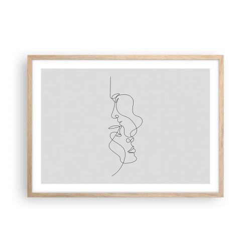 Affisch i ram av ljusek - Sentimentala lustens glöd - 70x50 cm