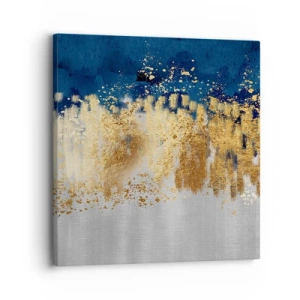 Canvastavla - Bild på duk - Modern komposition med blixt - 30x30 cm