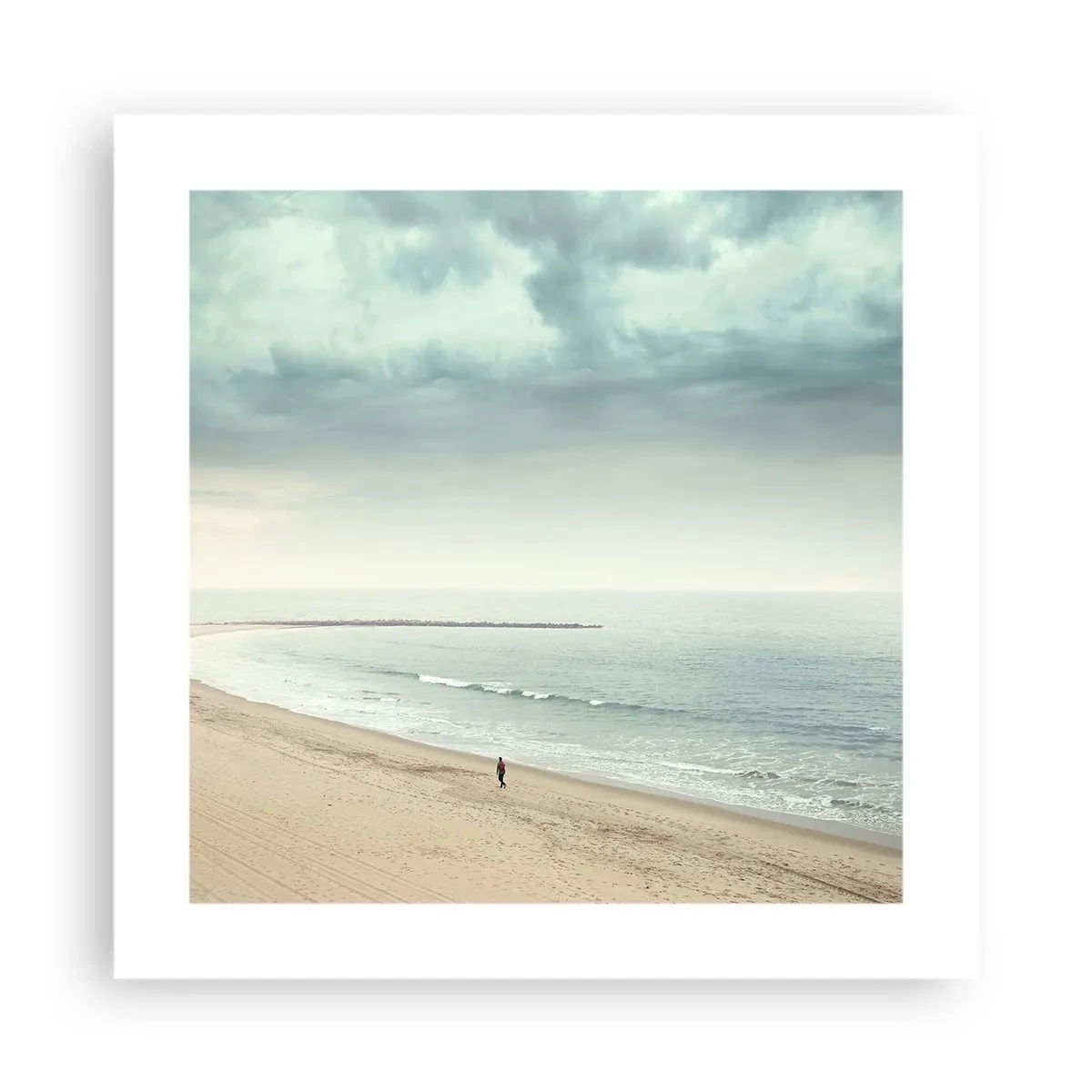 Affisch - På jakt efter frid - 40x40 cm