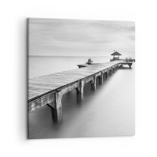 Canvastavla - Bild på duk - Ut i det oändliga - 50x50 cm