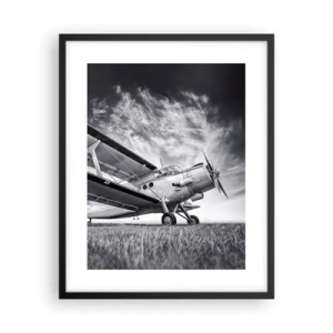 Affisch i svart ram - Bevingad vandrare - 40x50 cm