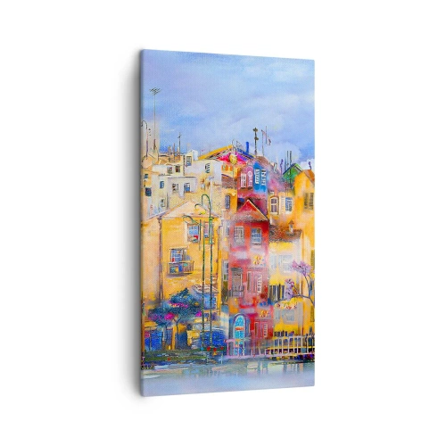 Canvastavla - Bild på duk - Vi är tillsammans - 45x80 cm