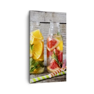 Canvastavla - Bild på duk - Hälsa ur naturen - 45x80 cm