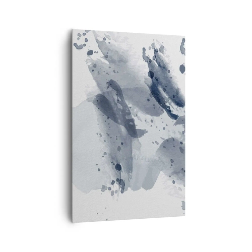 Canvastavla - Bild på duk - Studie om vattnets natur - 80x120 cm