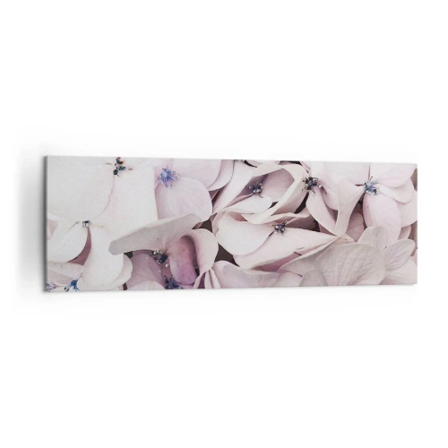 Canvastavla - Bild på duk - I en flod av blommor - 160x50 cm