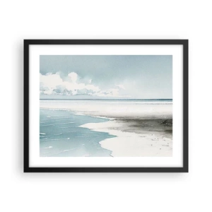 Affisch i svart ram - Milt tidvatten - 50x40 cm