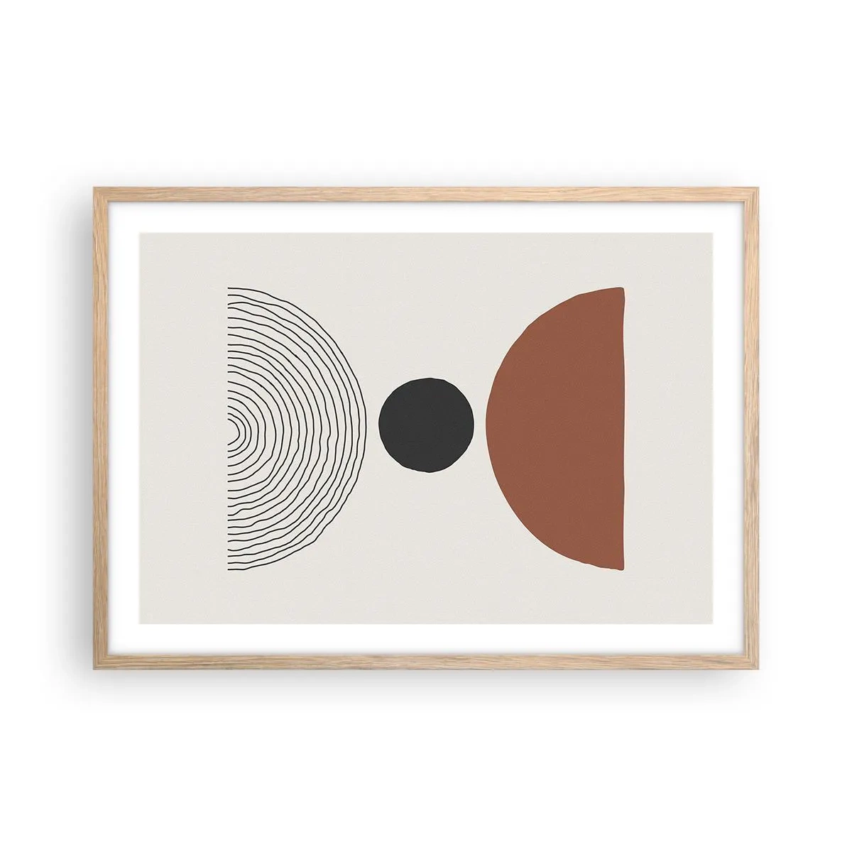 Affisch i ram av ljusek - I fokus - 70x50 cm