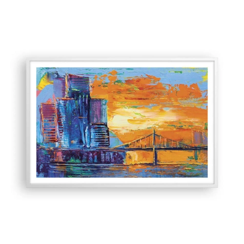 Affisch i vit ram - Kultur och natur - 91x61 cm