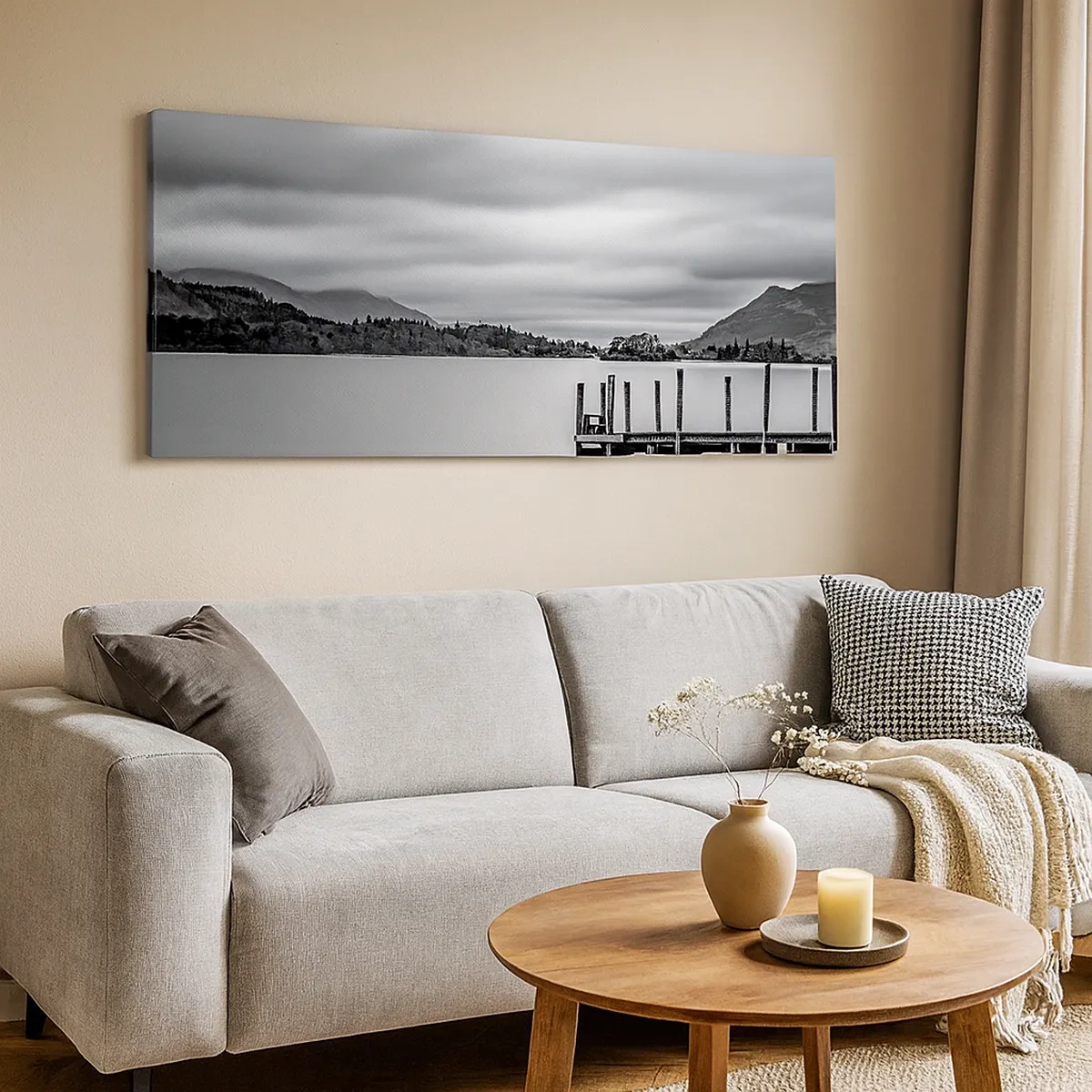 Canvastavla - Bild på duk - Mildhet och styrka - 30x30 cm