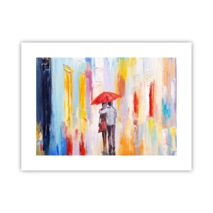 Affisch - Må det fortsätta regna - 40x30 cm