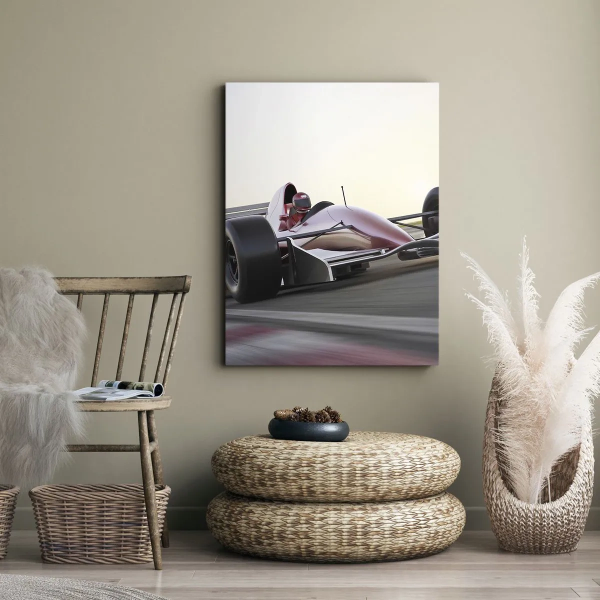 Canvastavla - Bild på duk - Alltid vinnare - 45x80 cm