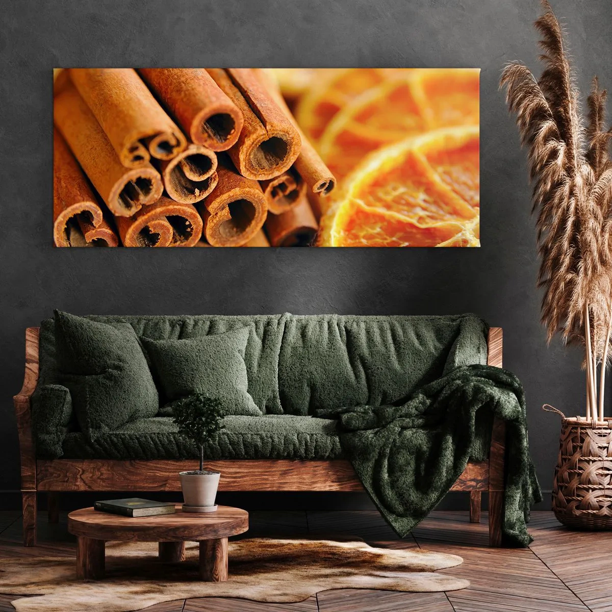 Canvastavla - Bild på duk - Känner du deras arom? - 100x40 cm