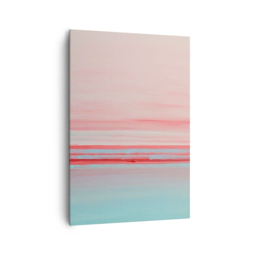 Canvastavla - Bild på duk - Abstraktion i gryningen - 70x100 cm