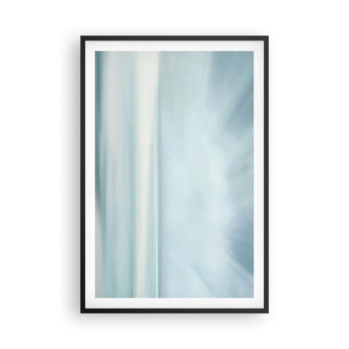 Affisch i svart ram - Fred hela vägen till horisonten - 61x91 cm