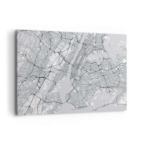 Canvastavla - Bild på duk - Metropolens anatomi - 100x70 cm