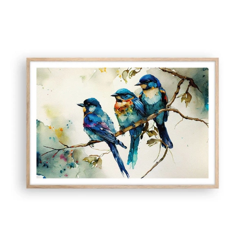 Affisch i ram av ljusek - Sur? - 91x61 cm