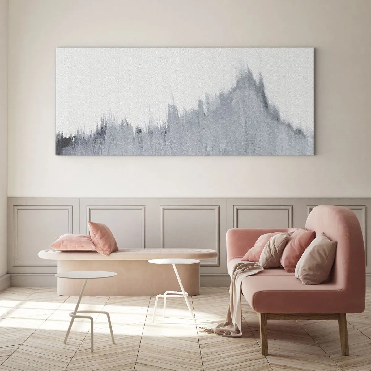 Glastavla - Bild på glas - Mystisk skiva - 100x40 cm