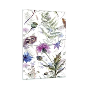 Glastavla - Bild på glas - Polska örter - 80x120 cm