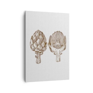 Canvastavla - Bild på duk - Anatomilektion - 70x100 cm