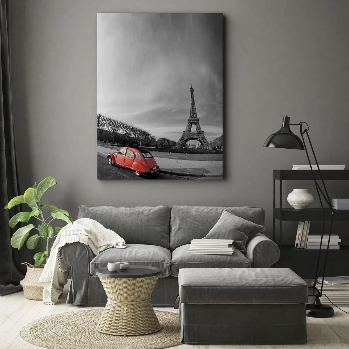 Canvastavla - Bild på duk - Mera parisianskt än själva Paris - 50x70 cm