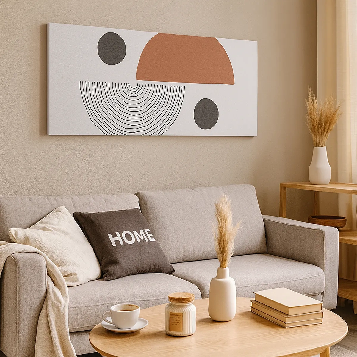 Canvastavla - Bild på duk - Hjulets perfektion - 30x30 cm