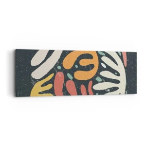 Canvastavla - Bild på duk - Komposition - Jag tar snart tag i dig  - 90x30 cm