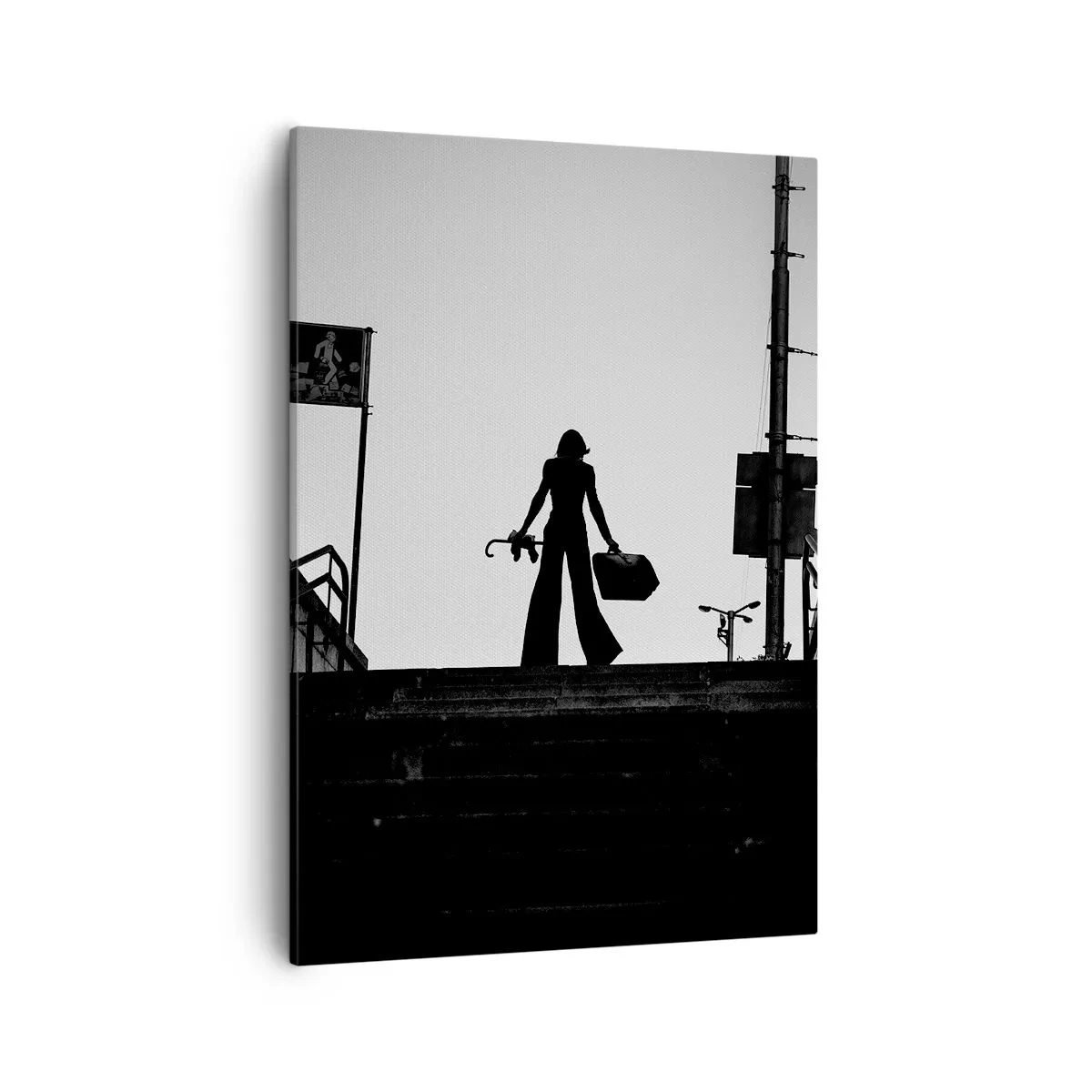 Canvastavla - Bild på duk - Stadsvandring - 50x70 cm