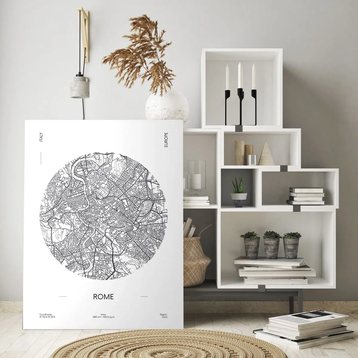 Glastavla - Bild på glas - Roms anatomi - 70x100 cm