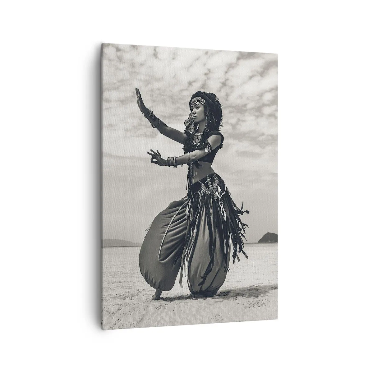 Canvastavla - Bild på duk - Sydliga öars dans - 70x100 cm