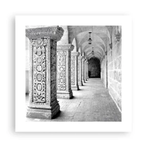 Affisch - Och vart tar det vägen? - 40x40 cm