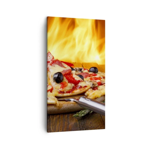 Canvastavla - Bild på duk - From Italy with love - 45x80 cm