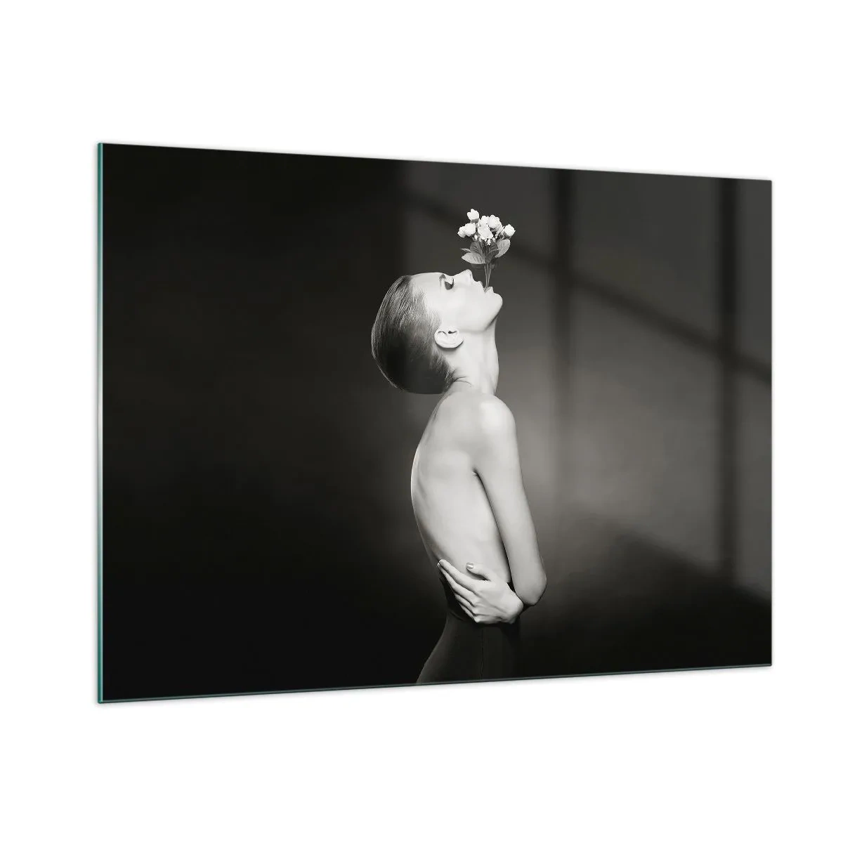 Glastavla - Bild på glas - Excentrisk elegans - 100x70 cm