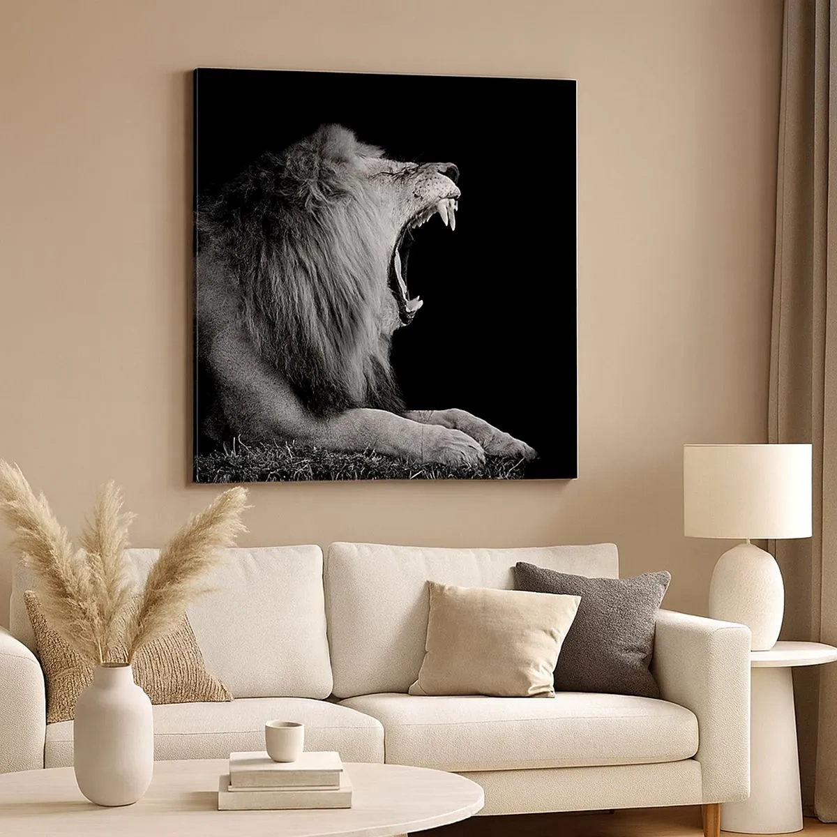 Canvastavla - Bild på duk - Utan någon tvekan - 30x30 cm