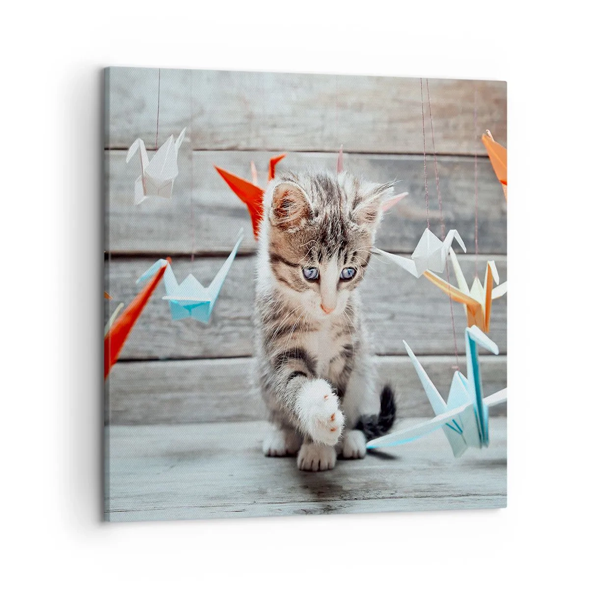 Canvastavla - Bild på duk - Första lektionen - 50x50 cm