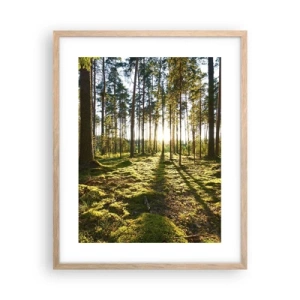 Affisch i ram av ljusek - ...Bortom sjunde skogen - 40x50 cm