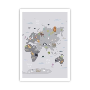 Affisch - Säg varifrån du är... - 70x100 cm