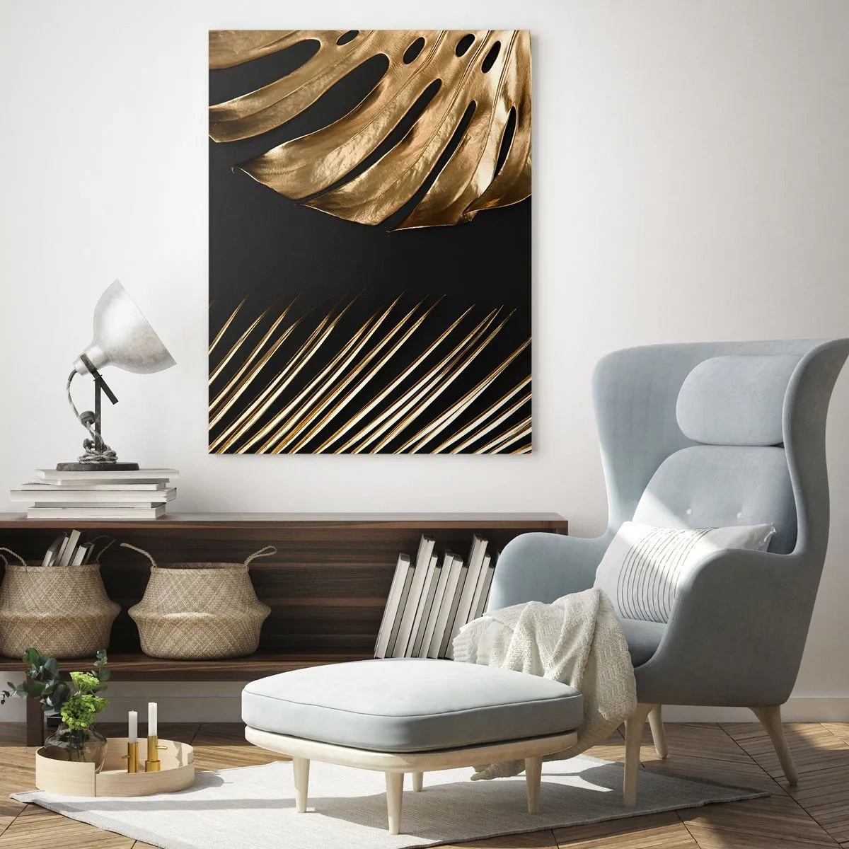 Glastavla - Bild på glas - Olika men lika dyra - 50x70 cm