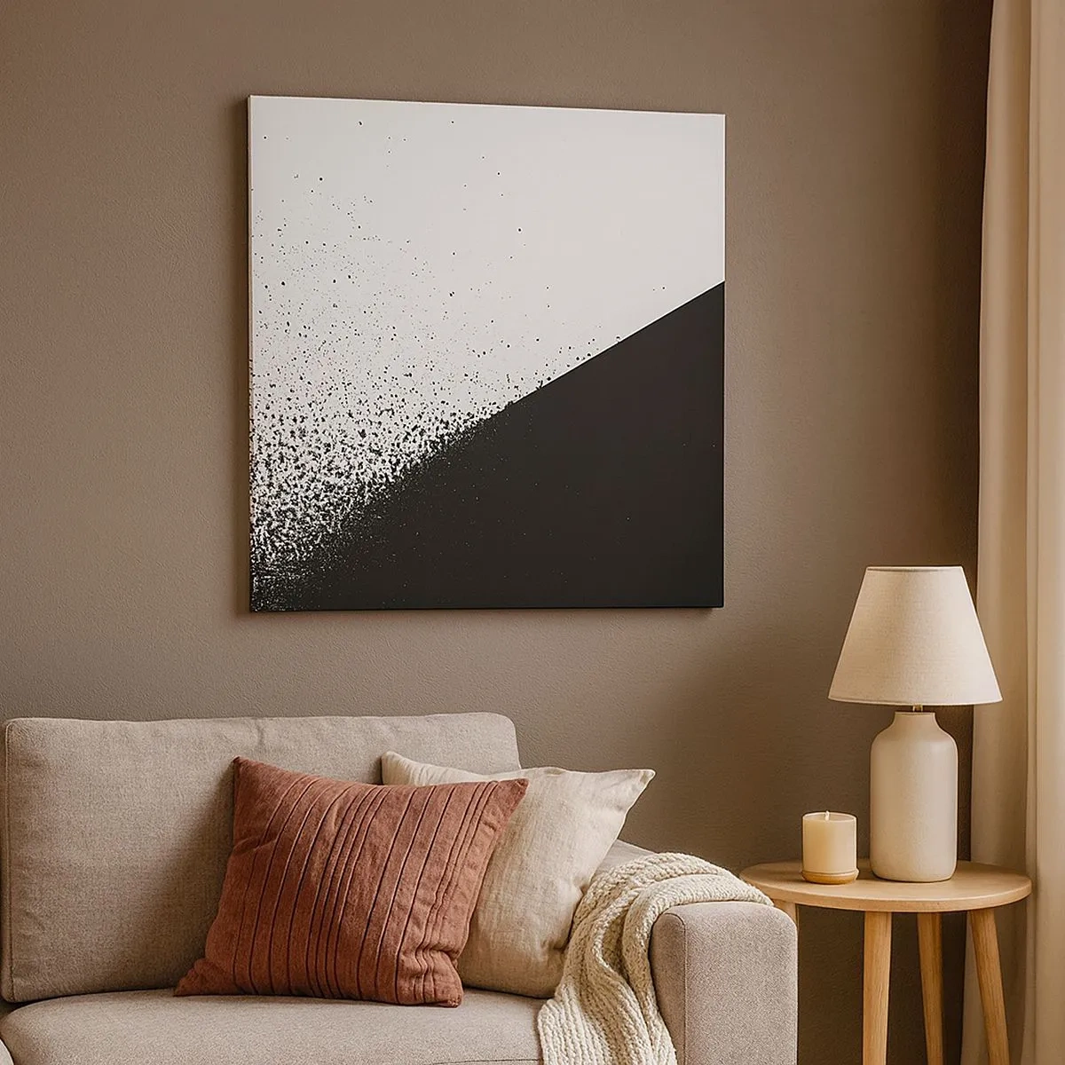 Canvastavla - Bild på duk - Snabbare, mer - 30x30 cm