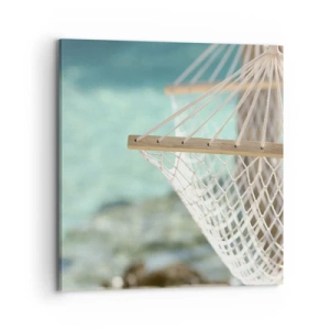 Canvastavla - Bild på duk - Avkopplingstid - 70x70 cm