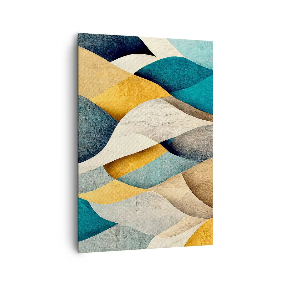 Canvastavla - Bild på duk - Rytm och vågrörelse - 70x100 cm