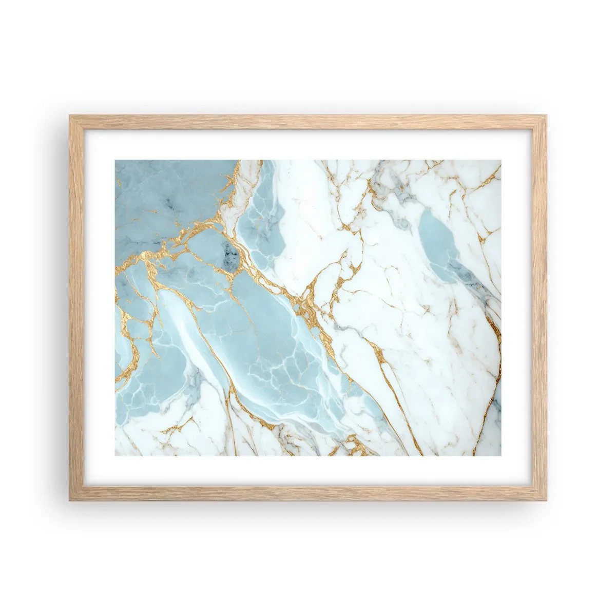 Affisch i ram av ljusek - Stenrikedom - 50x40 cm