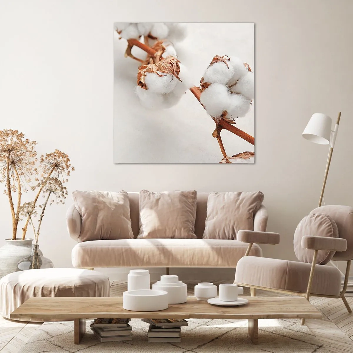 Canvastavla - Bild på duk - Krama om - 60x60 cm