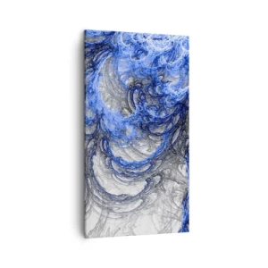 Canvastavla - Bild på duk - Vågens födsel - 45x80 cm